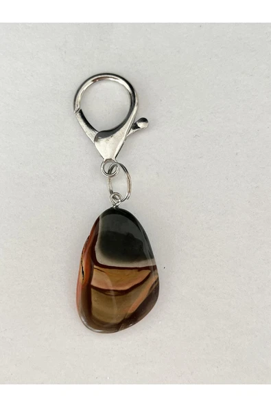 gemsartdeco KAPLANGÖZÜ DOĞALTAŞ ANAHTARLIK CHARM ürün görseli