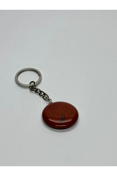 gemsartdeco JASPER DOĞALTAŞ ANAHTARLIK CHARM DAİRE - Resim 4