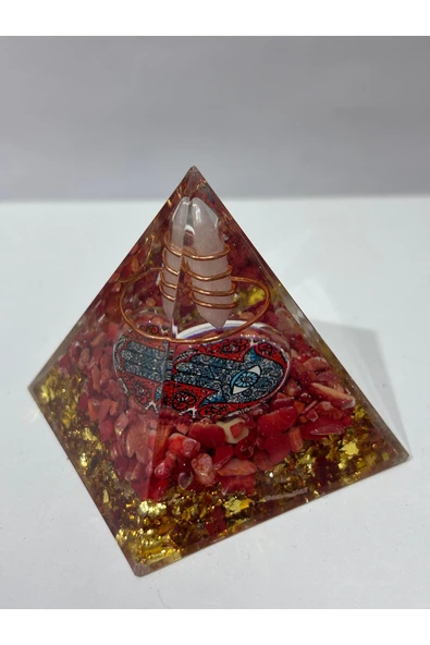 gemsartdeco ÇİLEK KUVARS ENERJİ ORGONİTİ - Resim 2