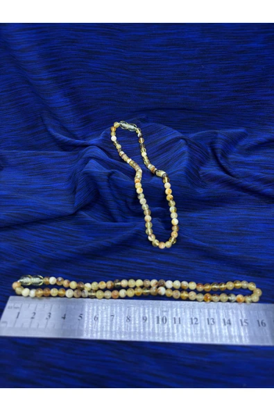 gemsartdeco ÇOCUK BOY KEHRİBAR KOLYE - Resim 2