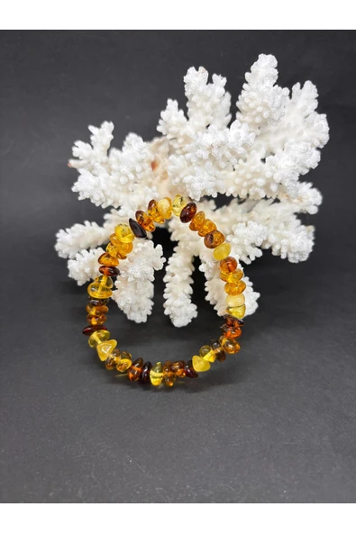 gemsartdeco KEHRİBAR BİLEKLİK KADIN ürün görseli