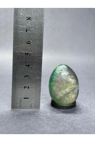 gemsartdeco FLORİT YUMURTA DOĞALTAŞ - Resim 8