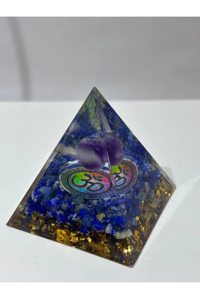 gemsartdeco LAPİS LAZULİ 3. GÖZ AKTİVASYON ORGONİTİ - Resim 3