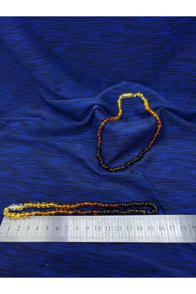 gemsartdeco KEHRİBAR KOLYE FAVORİ MODEL BEBEK - Resim 2