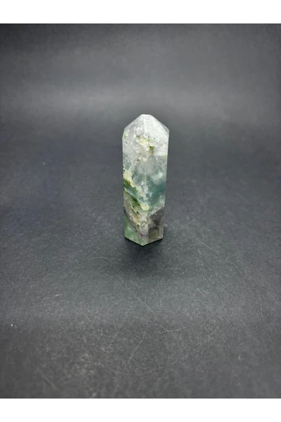 gemsartdeco FLORİT KAZIK UÇLU DOĞALTAŞ KULE - Resim 4