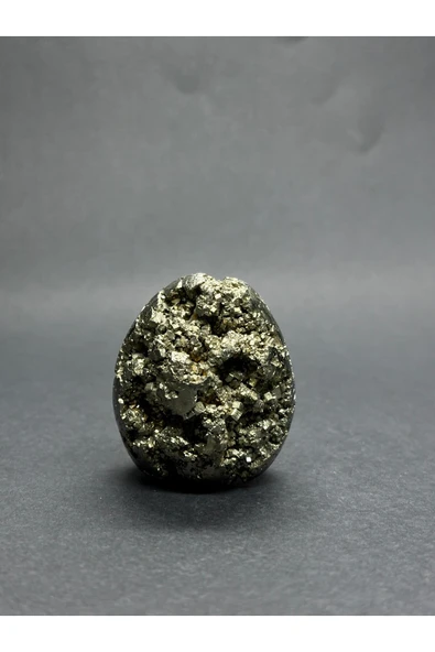 gemsartdeco PİRİT DOĞALTAŞ YUMURTA - Resim 2
