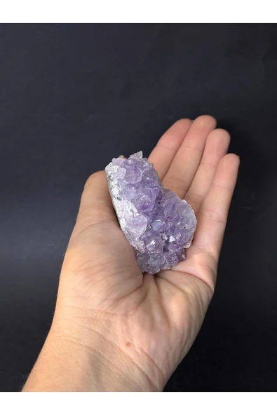 gemsartdeco BREZİLYA AMETİST DOĞALTAŞ JEOT 1 ADET - Resim 4