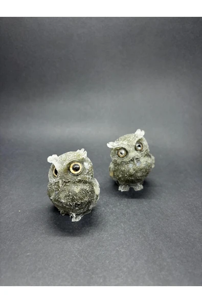 gemsartdeco LABRADORİT BAYKUŞ ORGONİTİ - Resim 2