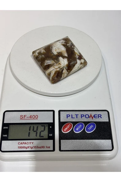 gemsartdeco BAKLAVA KESİM AKİK DOĞALTAŞ - Resim 5