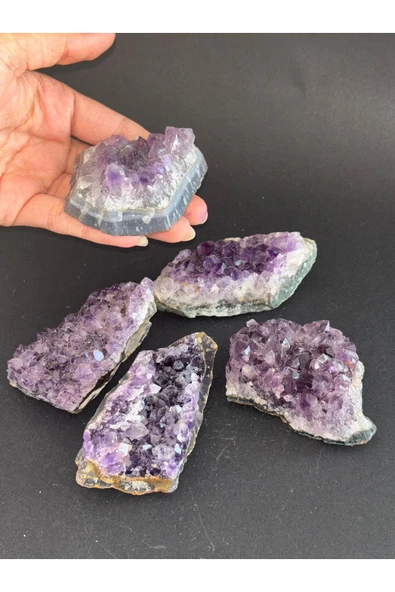 gemsartdeco BREZİLYA AMETİST DOĞALTAŞ 1 ADET - Resim 2