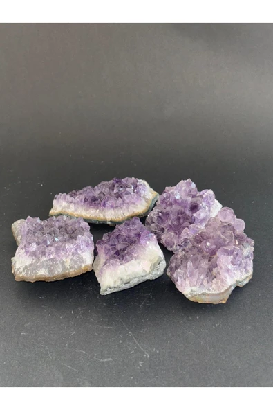 gemsartdeco Brezilya Kalp Ametist - Resim 5