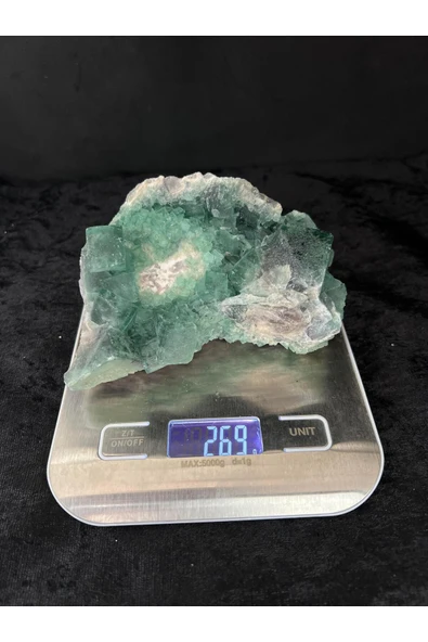 gemsartdeco FLORİT DOĞALTAŞ KAYAÇLI BREZİLYA - Resim 3