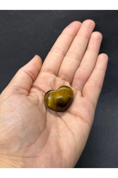 gemsartdeco KAPLANGÖZÜ KALP PALMSTONE DOĞALTAŞ - Resim 4