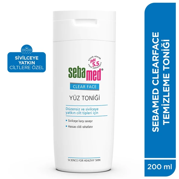 Sebamed Clear Face Temizleyici Yüz Toniği 200 ml ürün görseli 1
