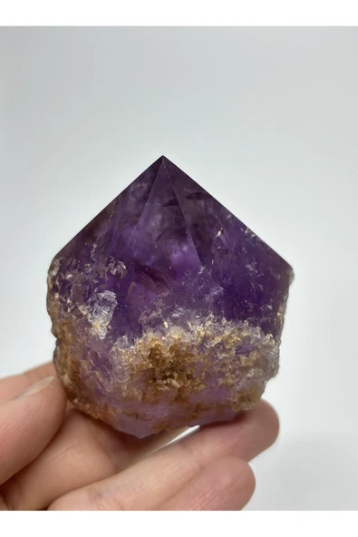 gemsartdeco BREZİLYA AMETİST DOĞALTAŞ BÜYÜK DİKİT - Resim 4