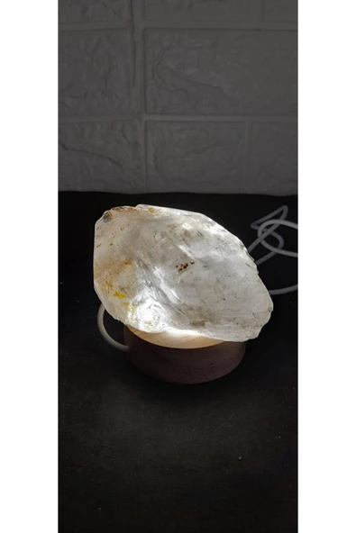 gemsartdeco Kristal kuvars Doğaltaş huzur lambası - Resim 3