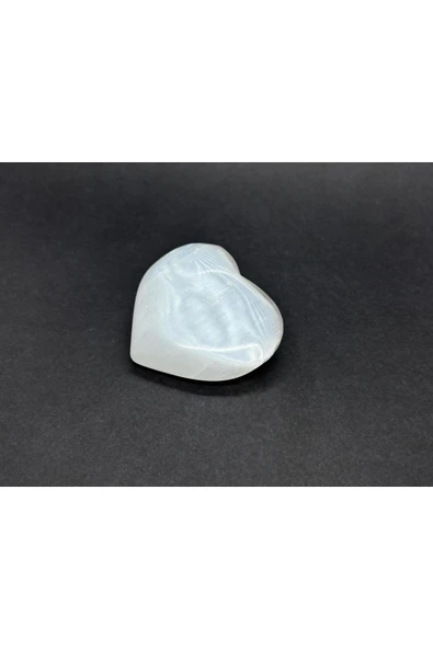 gemsartdeco SELENİT KALP PALMSTONE DOĞALTAŞ - Resim 2