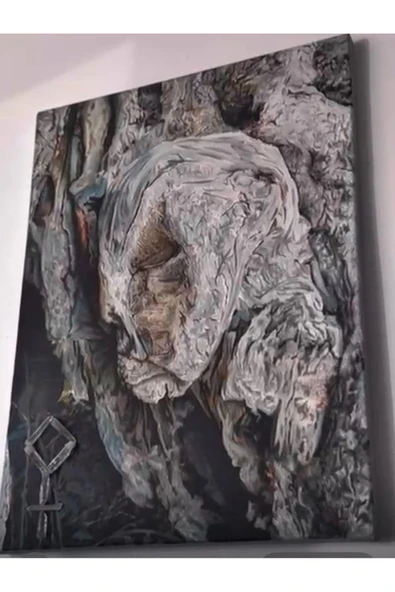 gemsartdeco Umay Nine Şehrin Koruyucu Yağlı Boya Tablosu - Resim 2