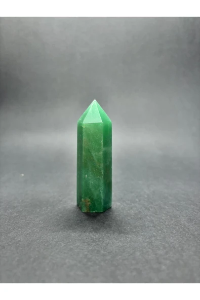 gemsartdeco YEŞİL AVENTURİN ŞANS BEREKET KULE DOĞALTAŞ ürün görseli 1