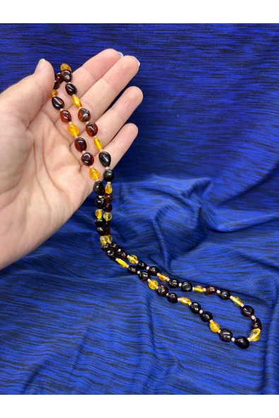 gemsartdeco KEHRİBAR KOLYE LİTVANYA ÖZEL SERİ - Resim 3