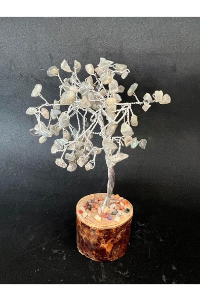 gemsartdeco LABRODORİT DOĞALTAŞ AĞAÇ FARKINDALIK-SEZGİ - Resim 3