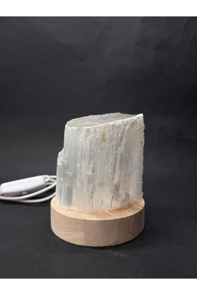 gemsartdeco Selenit Doğaltaş Lamba - Resim 4