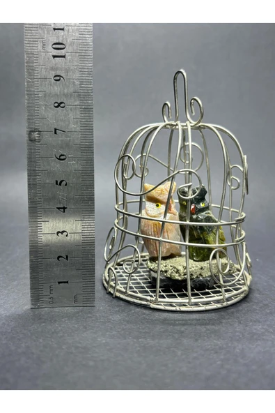 gemsartdeco ÖZEL KAFESLİ ZENGİNLİK DOĞALTAŞ OBJESİ - Resim 6