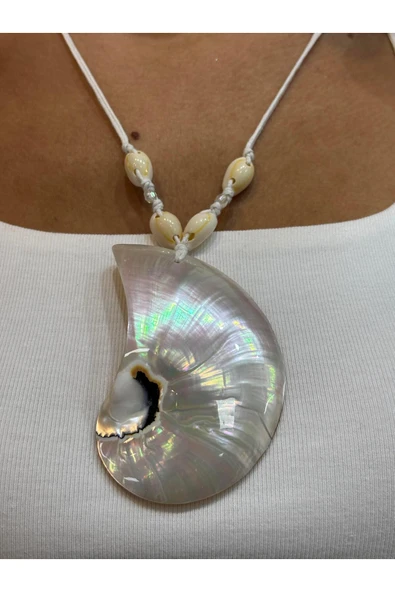 gemsartdeco BÜYÜK NATULİS KOLYE - Resim 2