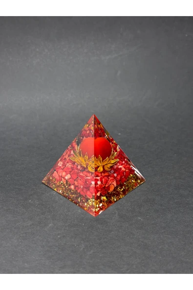 gemsartdeco ÇİLEK KUVARS ENERJİ ORGONİTİ - Resim 4