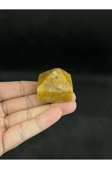 gemsartdeco Para Mıknatısı Cep Boy Şekilli Sitrin - Resim 3