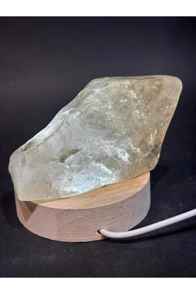 gemsartdeco Kristal Kuvars Doğaltaş Huzur Lamba - Resim 7