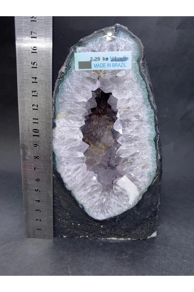 gemsartdeco BREZİLYA AMETİST DOĞALTAŞ BÜYÜK JEOT KOLEKSİYON - Resim 5