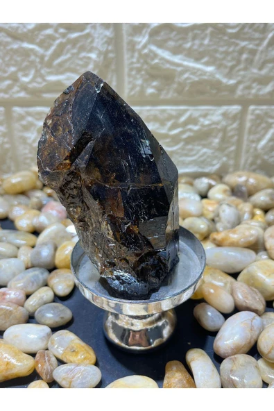 gemsartdeco Morion Stanlı Doğaltaş - Resim 4