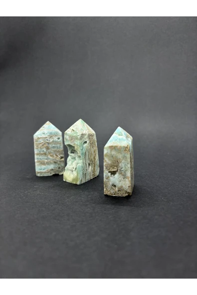 gemsartdeco AMAZONİT KULE DOĞALTAŞ - Resim 4