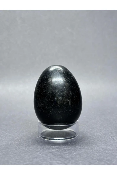 gemsartdeco OBSİDYEN GÜÇ TAŞI YUMURTA DOĞALTAŞ - Resim 2