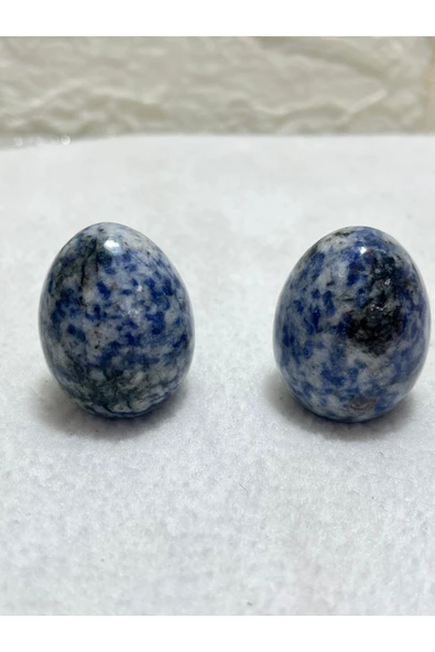 gemsartdeco Sodalit Doğaltaş Yumurta - Resim 3