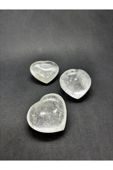 gemsartdeco KRİSTAL KUVARS KALP PALMSTONE DOĞALTAŞ(BÜYÜK) ürün görseli