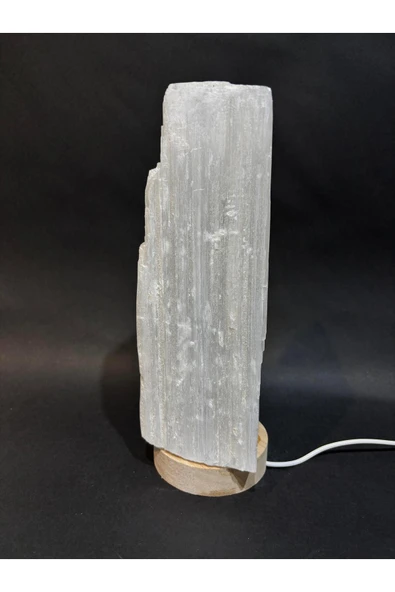 gemsartdeco SELENİT DOĞALTAŞ LAMBA - Resim 5