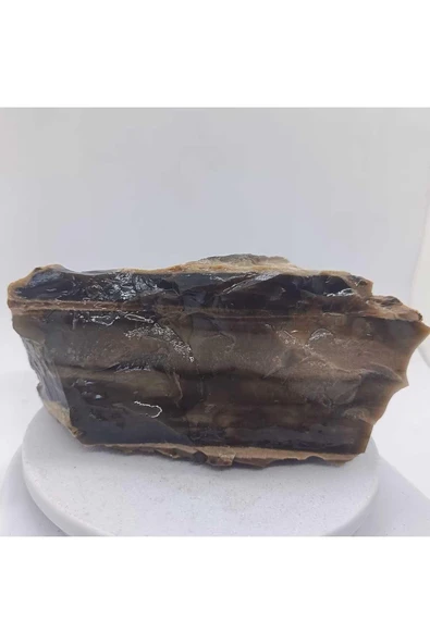 gemsartdeco Siyah Kalsedon Duygusal Denge Doğaltaş Kütle - Resim 6