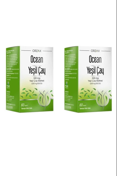 Ocean Yeşil Çay Ekstresi 60 Kapsül 2 Adet ürün görseli