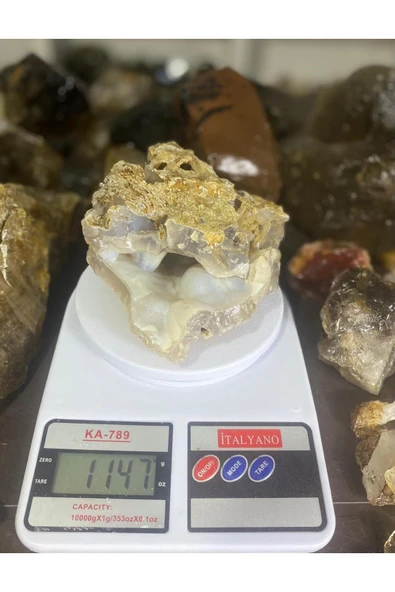 gemsartdeco Kalsedon koleksiyonluk Doğaltaş - Resim 2