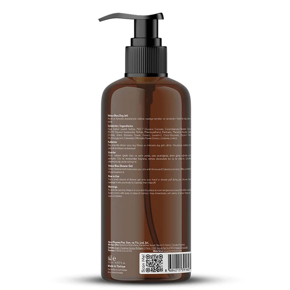 From Natura Velour Bleu Duş Jeli 500 ml - Resim 2