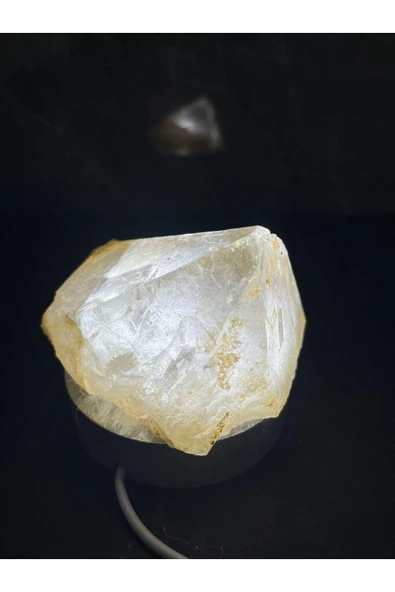 gemsartdeco Kristal Kuvars Doğaltaş Huzur Lamba - Resim 2