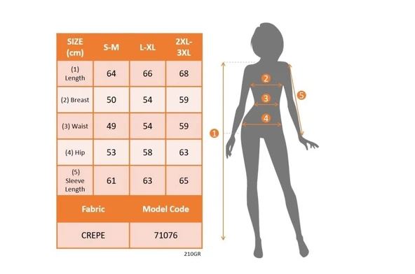 MDB Kadın Uzun Kollu Yaka Düğme Detay Güpürlü Kol Krep Bluz - Resim 4