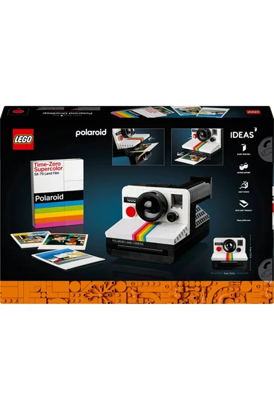® Ideas Polaroid One Step SX-70 Kamera 21345 – Yetişkinler için Yaratıcı Model Yapım Seti (516P) - Resim 4