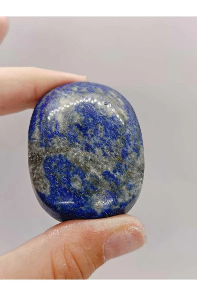 gemsartdeco Lapis Lazuli Oval Doğaltaş Kütle - Resim 3
