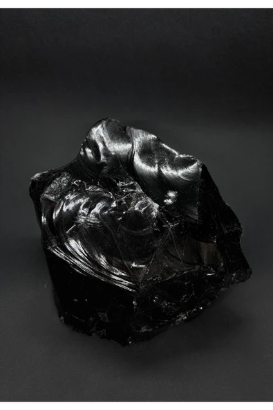 gemsartdeco Obsidyen Duygu Taşı Doğaltaş Kütle - Resim 2