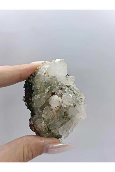 gemsartdeco Koleksiyonluk Epidotlu Kuvars Doğaltaş ürün görseli