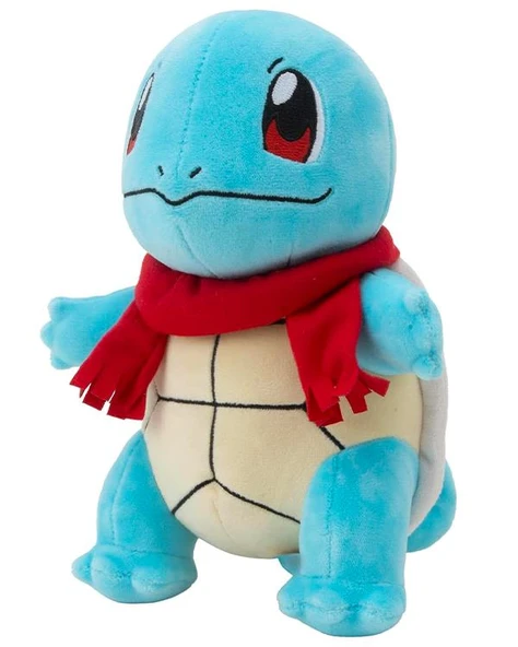 Pokemon Peluş Squirtle Figür Yılbaşı Serisi 20cm PKW3102 - Resim 2