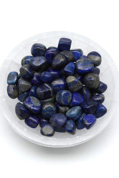 Lapis Lazuli Doğal Taş Tamburlanmış Parça - Tımbıl ürün görseli 1